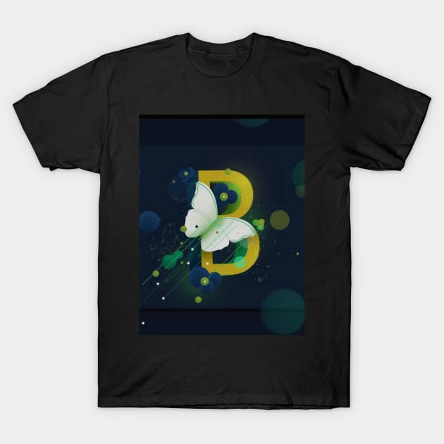 B for Butterfly T-Shirt by JESH